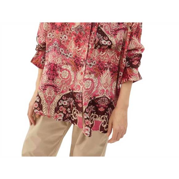 NEW MARIA CHER besalu pilar shirt in mix 1 pink